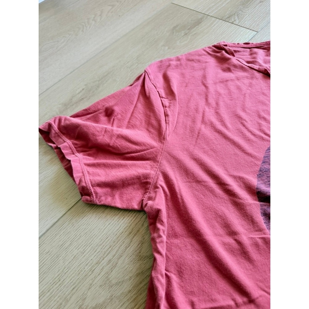 Quiksilver Mens XXL Red Graphic T-Shirt Premium Fit Cotton Surf Tee Logo Circle - Picture 5 of 6